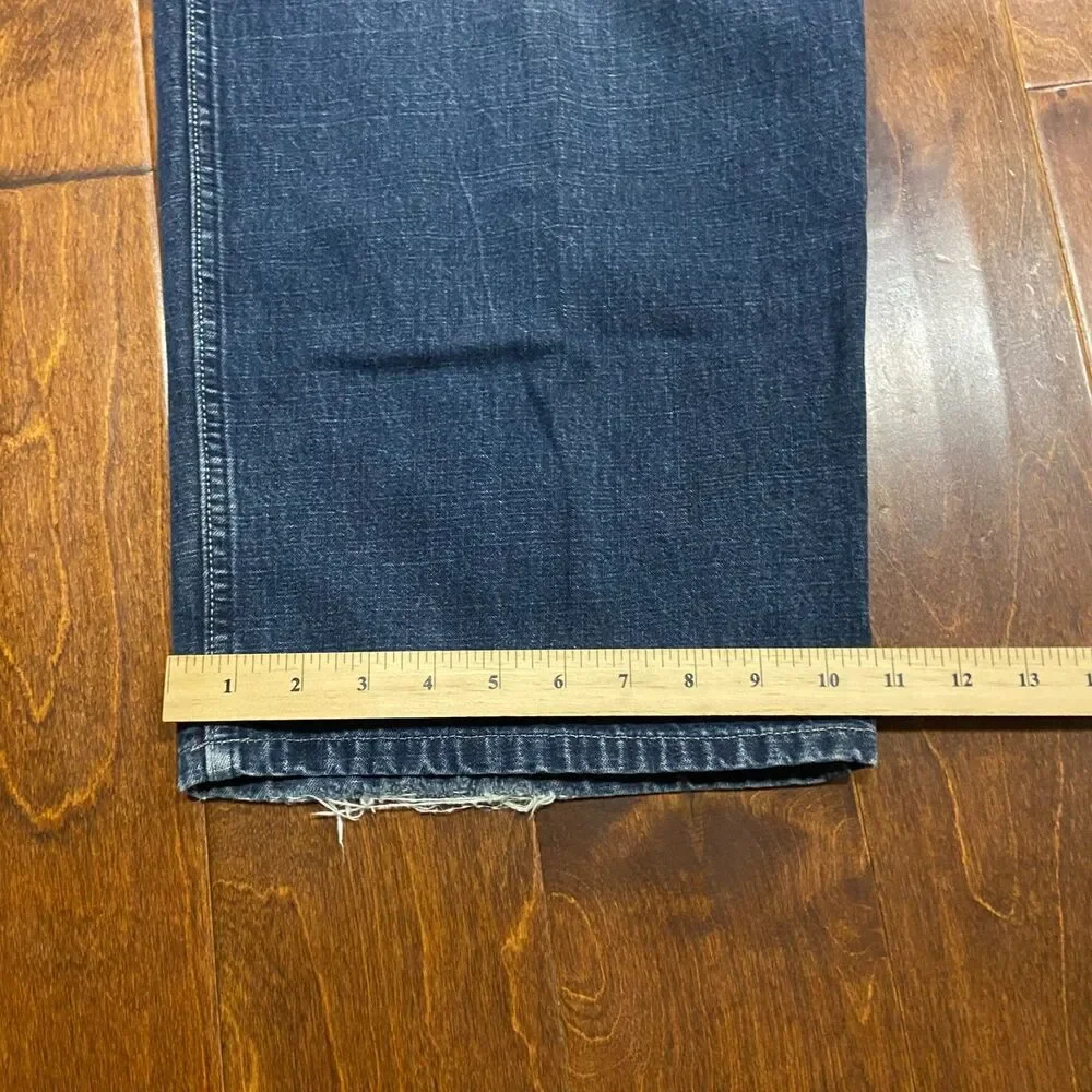 Old Navy Vintage Y2K Baggy Wide Leg Grunge Denim Blue Jeans Men's Size 40 x 32